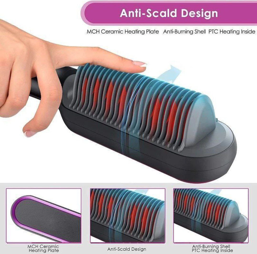 2X1 Cepillo Alisador Anti-Quemaduras