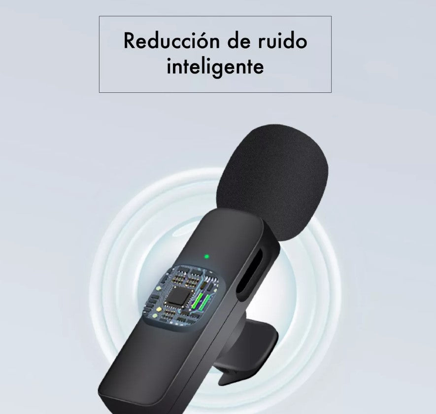 AirMic Pro™  Micrófono Inalámbrico para iOS y Android