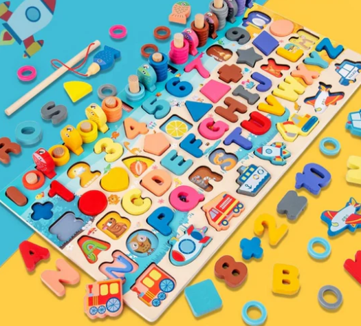 TABLERO APRENDE Y JUEGA MONTESSORI